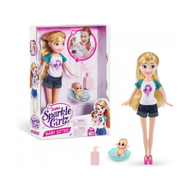 Sparkle Girlz Babysitter Doll Playset