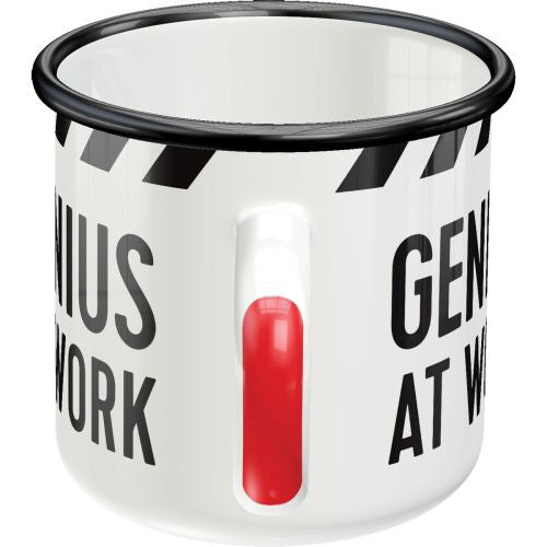 Nostalgic-Art Genius at Work Enamel Mug