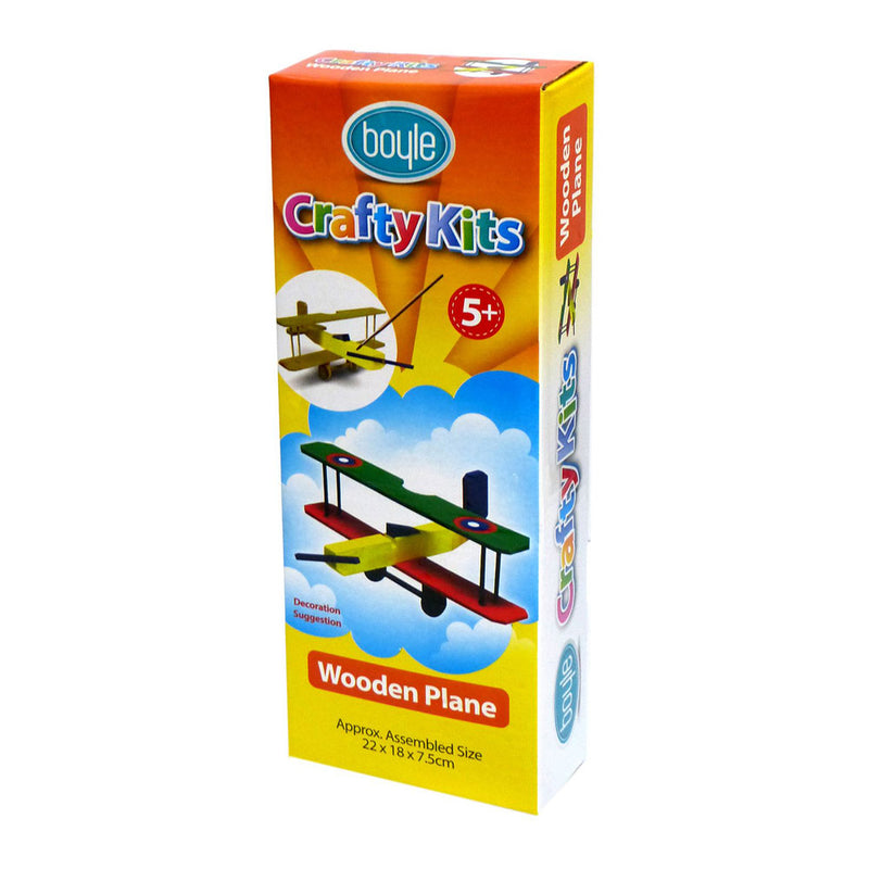 Kids Wood Build & Paint Kit Wooden Plane