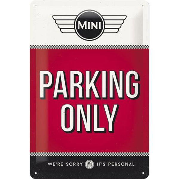 Nostalgic-Art Mini Parking Only Medium Sign (20x30cm)