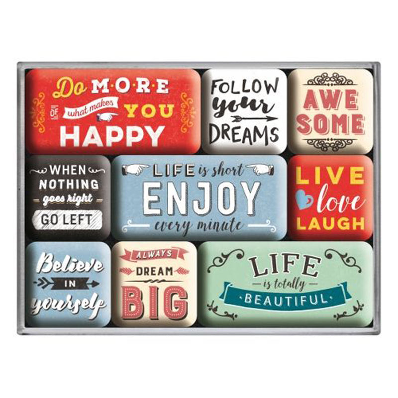 Nostalgic-Art 9-Piece Magnet Set