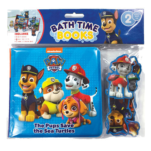 Nick Paw Patrol Bath Time Book with Eva Bag