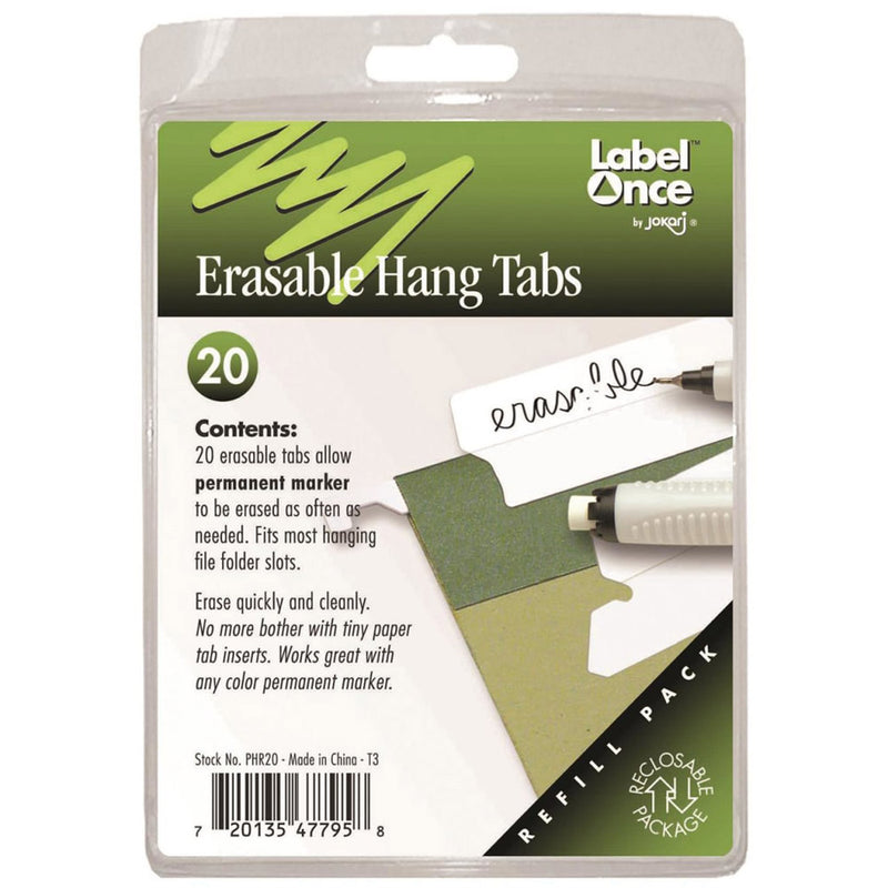 Erasable Hang Tabs Refill Pack