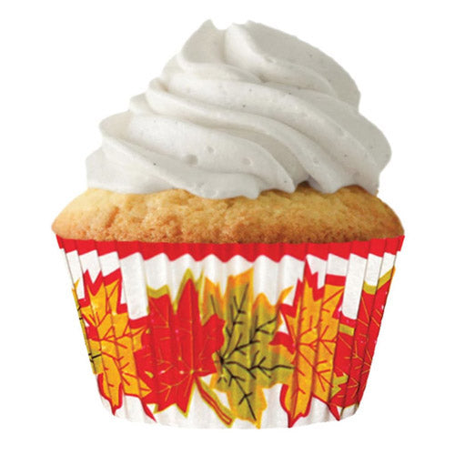 Standard Autumn Leaves Cupcake Cups 32pk