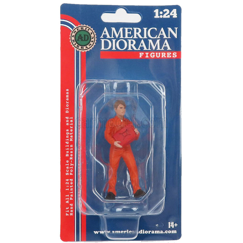 Mechanic in Uniform 1:24 Scale Figure (Orange)