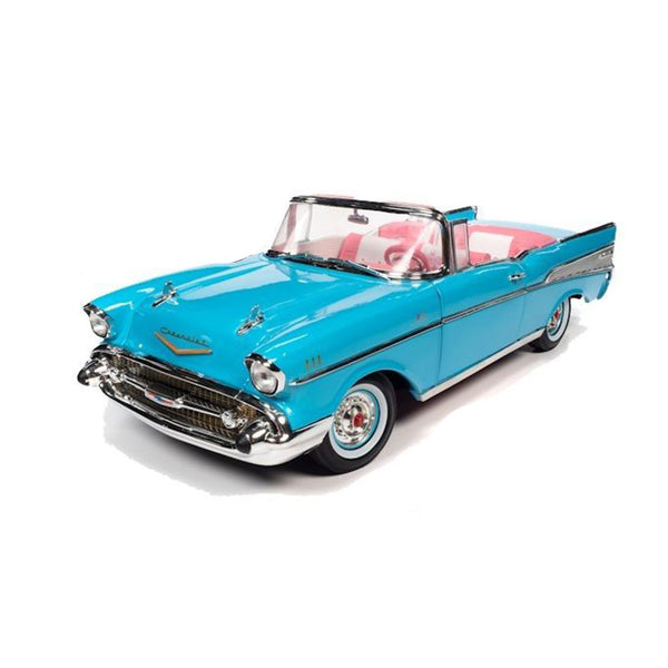 Barbie 1957 Chevy Convertible 1/18 Scale Model (Aqua)