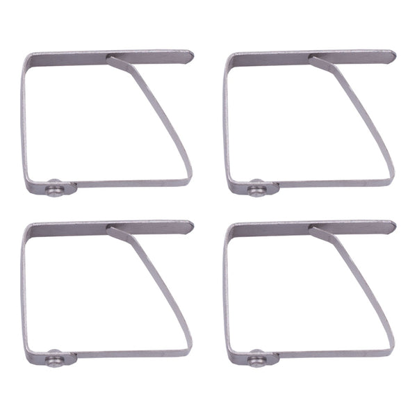 Appetito Stainless Steel Tablecloth Clips (Set of 4)