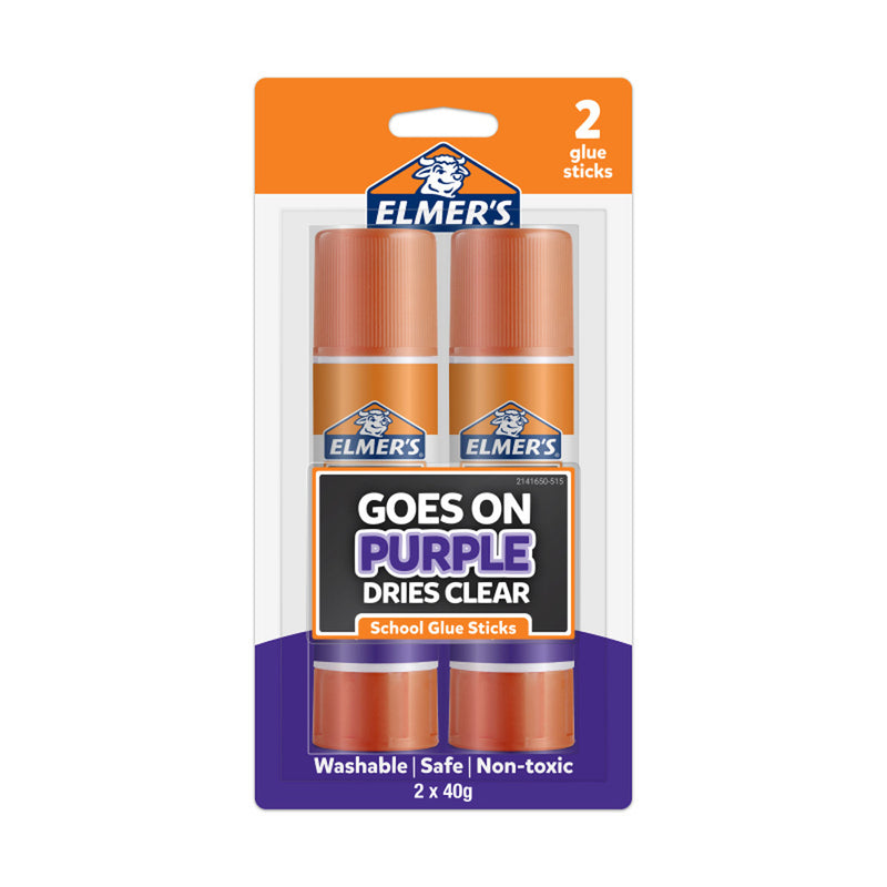 Elmers Purple Glue Stick 40G