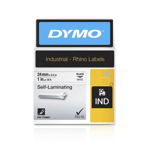 Dymo Industrial Rhino Labels 24mm (White)