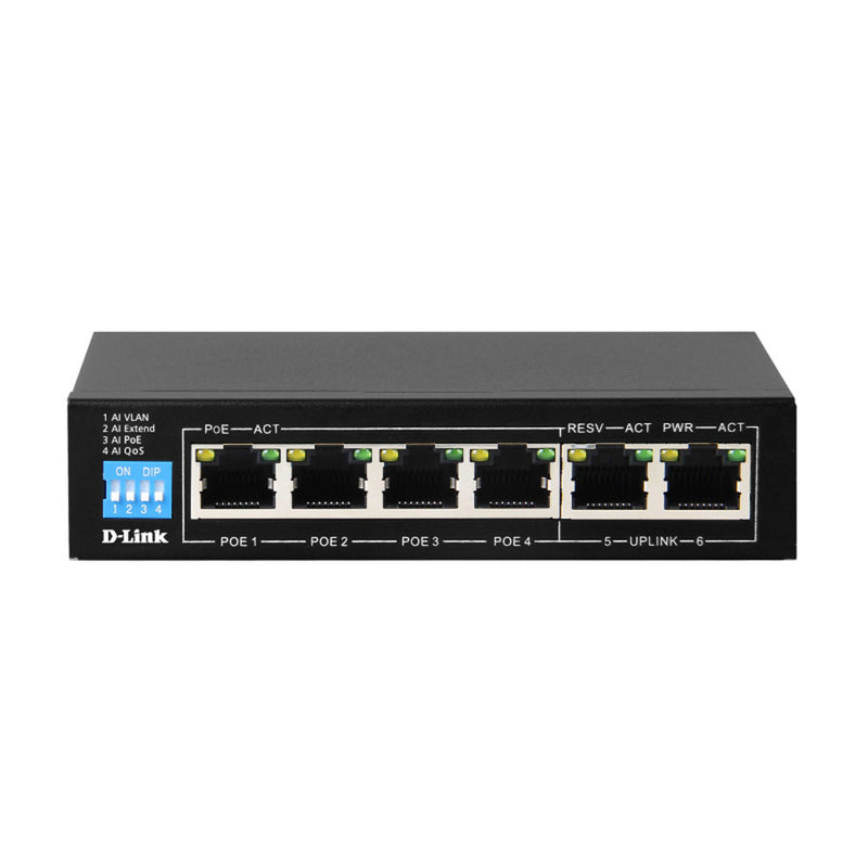 Interrupteur D-Link Gigabit POE avec 2 ports de liaison montante