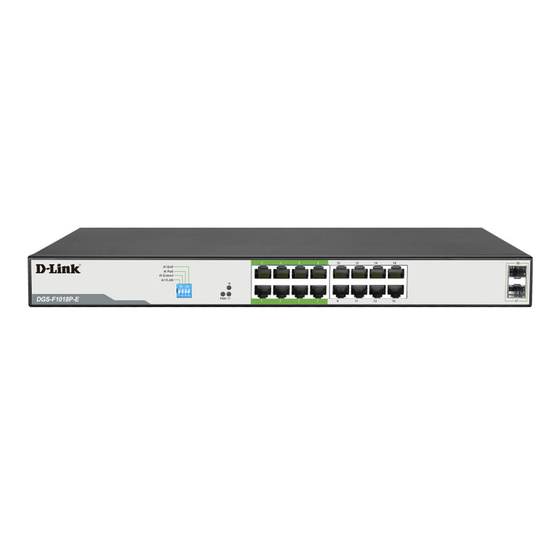 Interrupteur D-Link Gigabit POE avec 2 ports de liaison montante