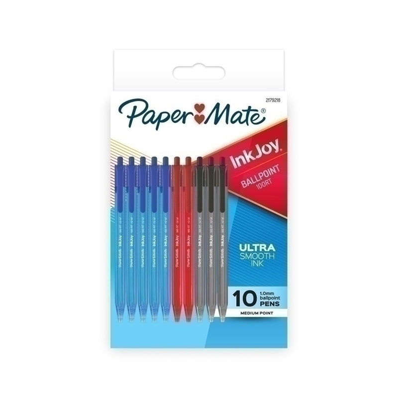 Paper Mate Inkjoy 100rt Ballpen 10r Box de 12