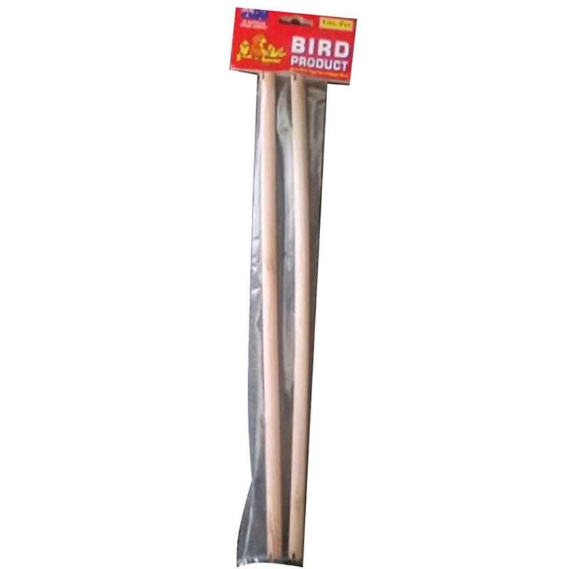 Wooden Bird Perch 2pk