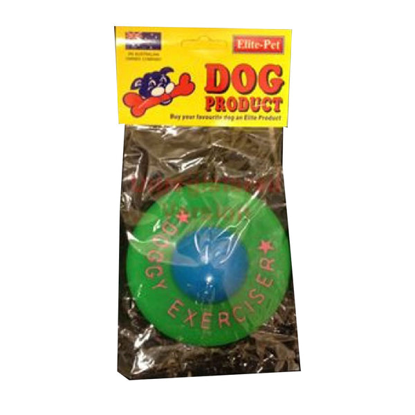 Elite Pet Squeaky Doggy Exerciser Disc