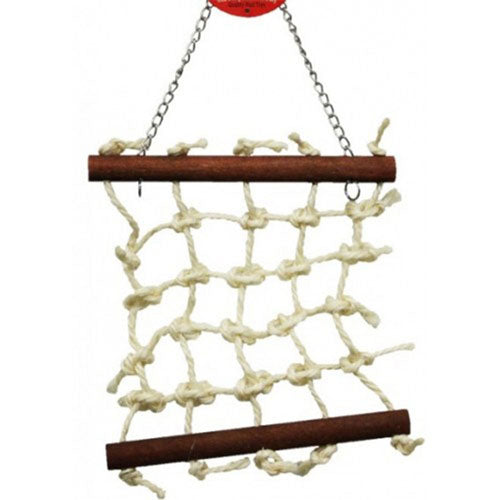 Hanging Rope Lattice Bird Toy