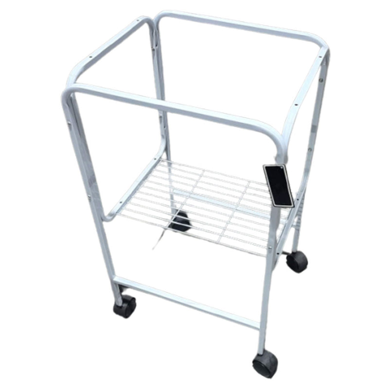 Trolley Bird Cage Stand on Wheels 40cm (White)