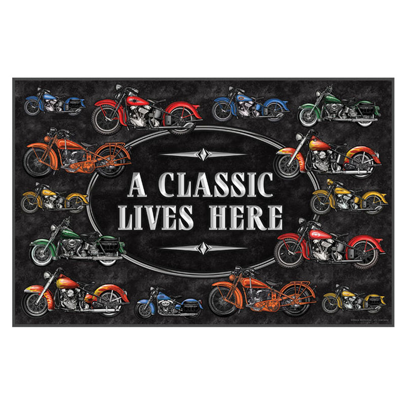 Rivers Edge Motorcycle Door Mat