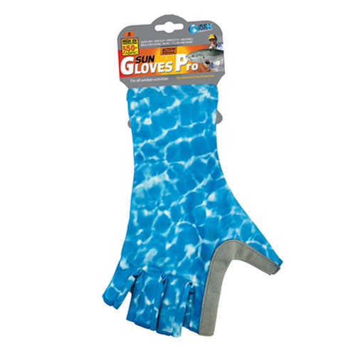 Water Print Sun Glove Pro (Blue)