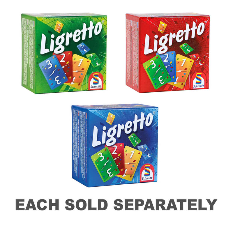  Farbiges Ligretto-Kartenspielset