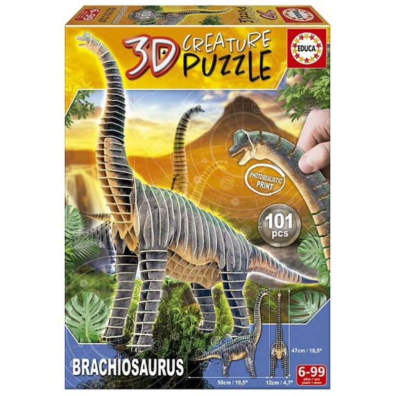 Educa 3d Creature Dinosaur Puzzle