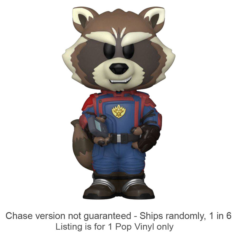 Guardians of Galaxy 3 Rocket Vinyl Soda Chase Ships 1 in 6