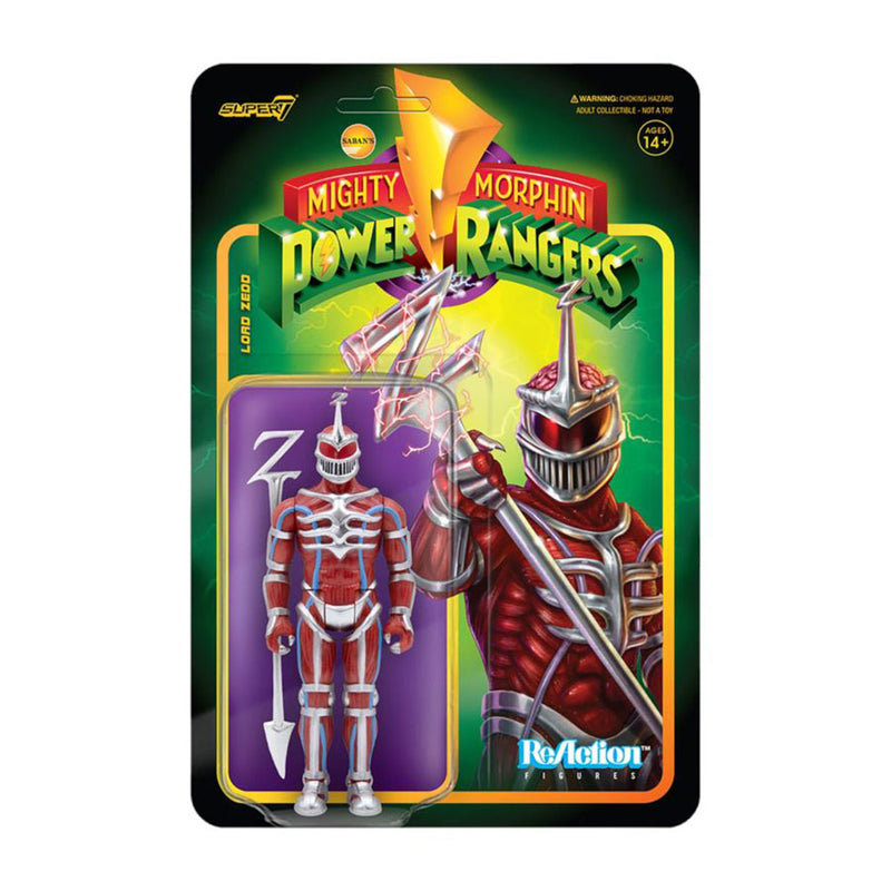 Power Rangers Lord Zedd ReAction 3.75" Action Figure