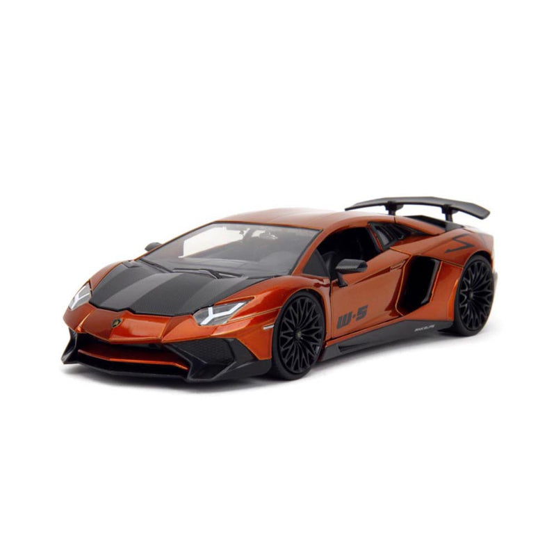 Slips rose Lamborghini Aventador SV 1:24 Véhicule