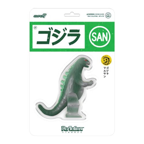 Toho Marusan Godzilla Green/Silver L-Tail Reaction Figure