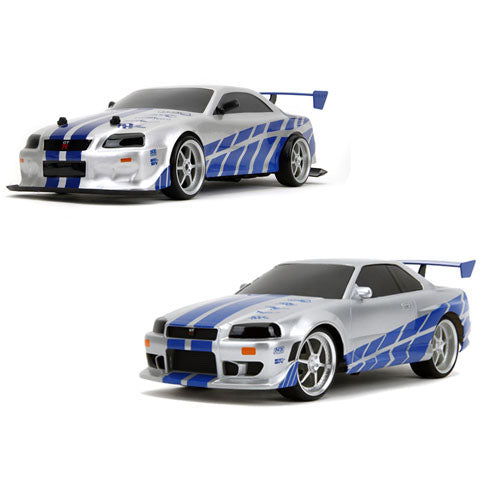 Fast & Furious 2002 Nissan Skyline GT-R BNR34 R/C Car