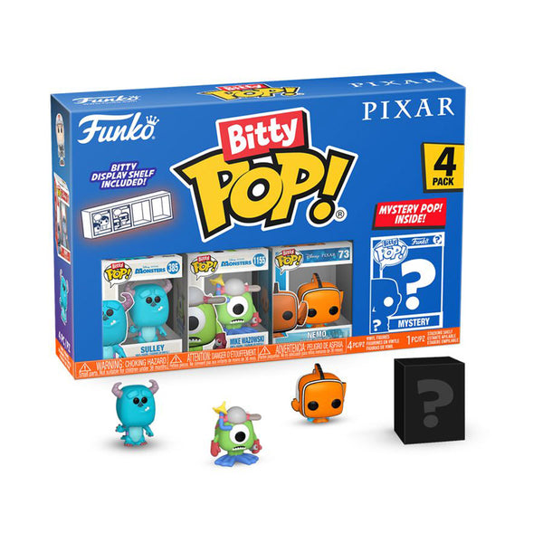 Pixar Monsters Inc. Bitty Pop! 4-Pack