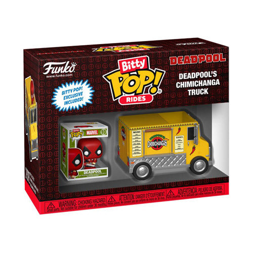 Marvel Comics Deadpool with Food Truck Bitty Pop! Ride