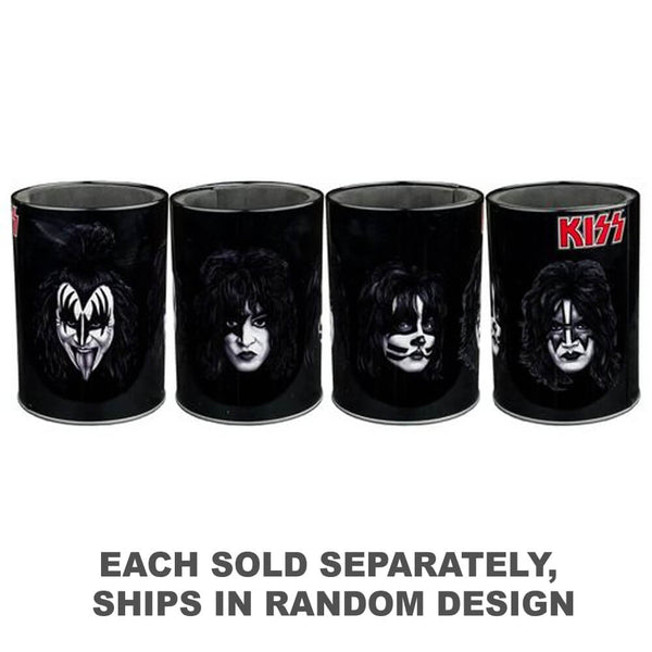 Kiss Band Faces Metal Can Cooler