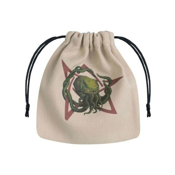 Q Workshop Call Of Cthulhu Beige Dice Bag