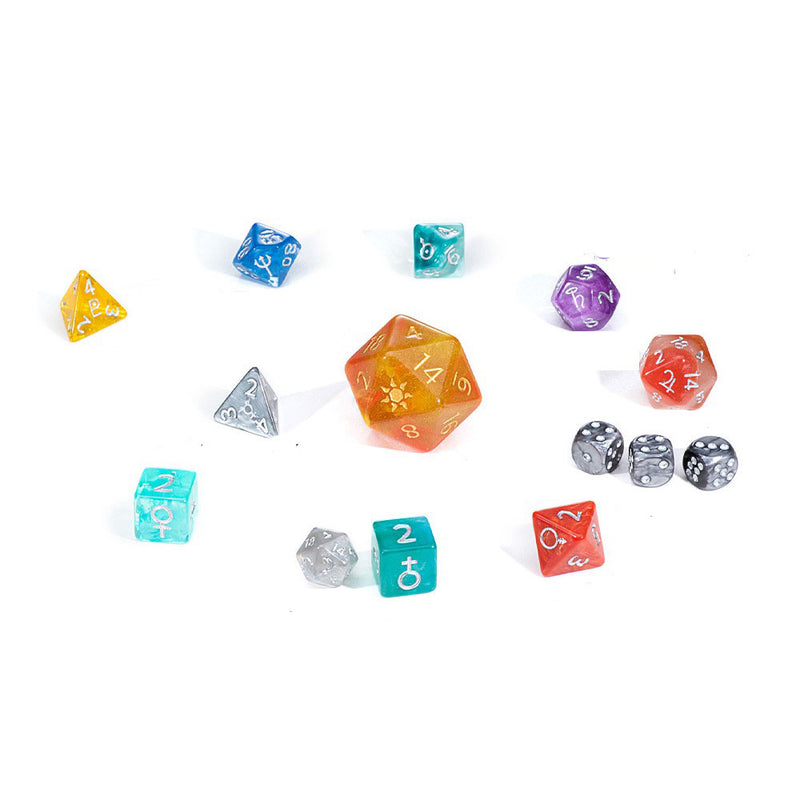 Solar System Dice Set 14pcs