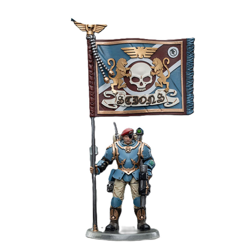 Astra Militarum 55th Kappic Eagles Banner Bearer Figure