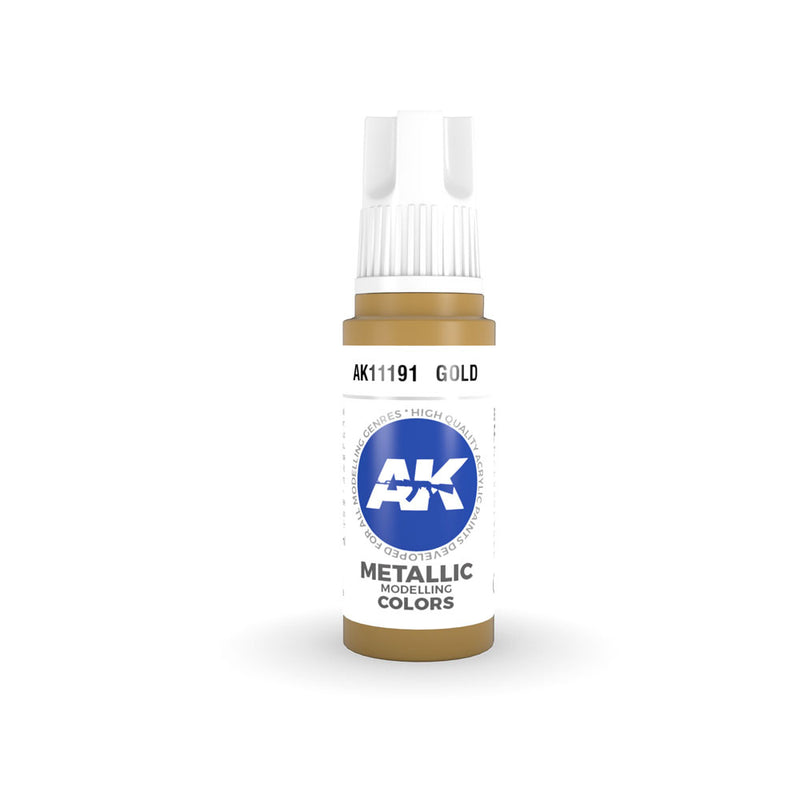 AK Interactive 3gen Golden Acrylic Paint 17ml