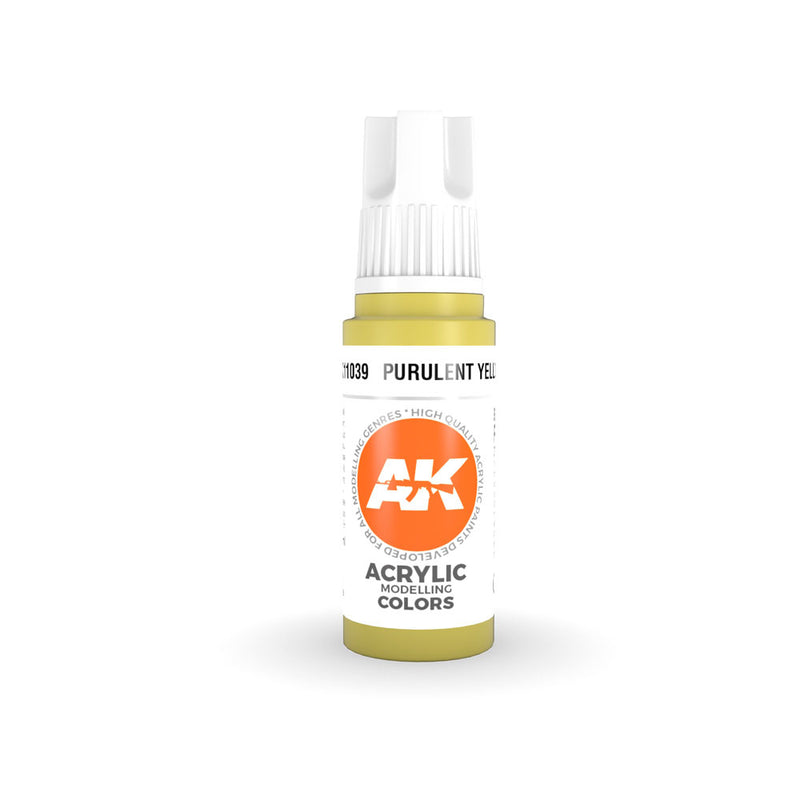 AK Interactive 3gen Yellow Acrylfarbe 17ml