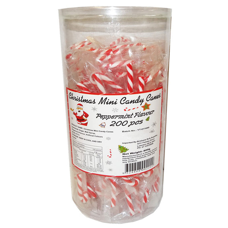 BBS Christmas Mini Candy Cane Jar