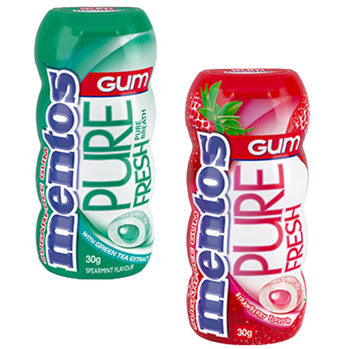 Mentos Sugar free Pure Fresh Gum 30g 10pcs