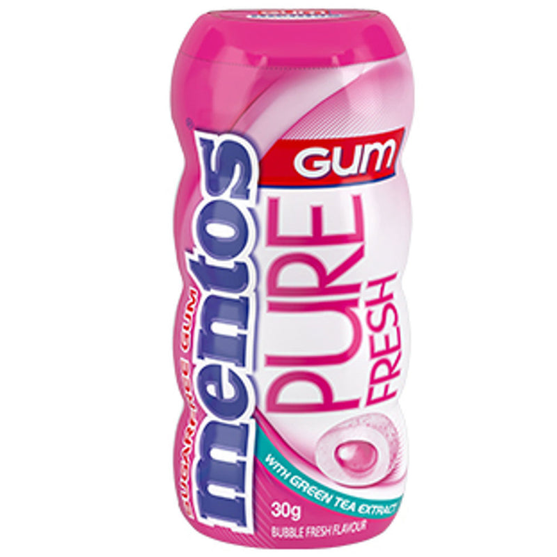 Mentos Sugar Free Pure Fresh Gum 30g 10pcs