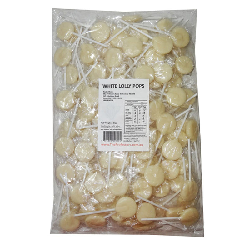 Sweet Treats Flat Pops 1kg (environ 125pc)