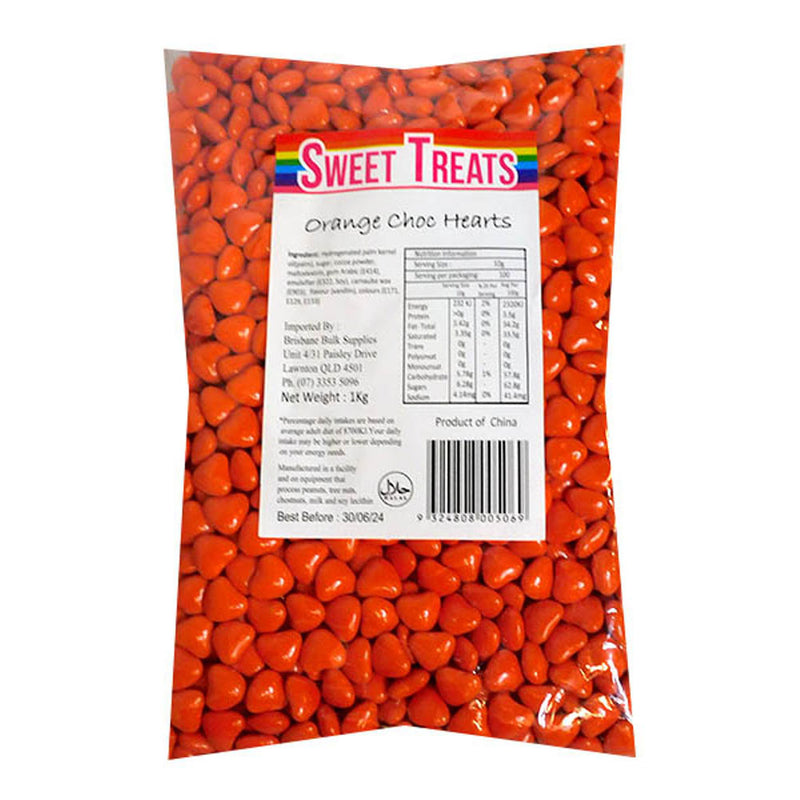 Sweet Treats Choc Hearts 1kg