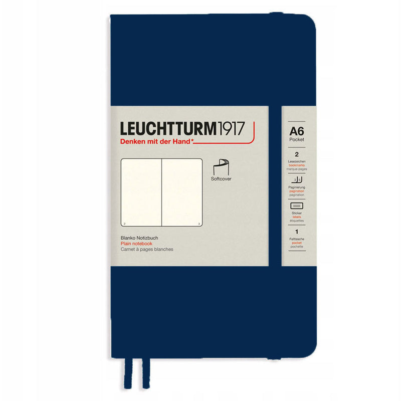 Leuchtturm Softcover Plain Notebook A6