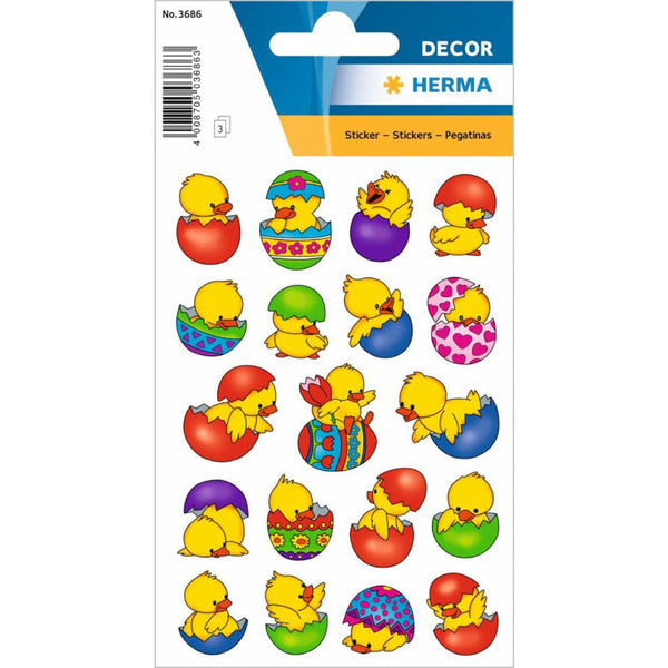 Herma Decor Chicks in the Egg Sticker