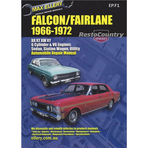 Falcon/Fairlane 1966-1972 XR XT XW XY Repair Manual