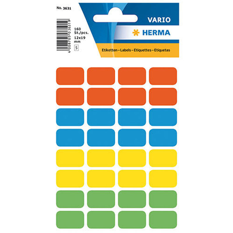 Herma Multi-Purpose Assorted Color Labels