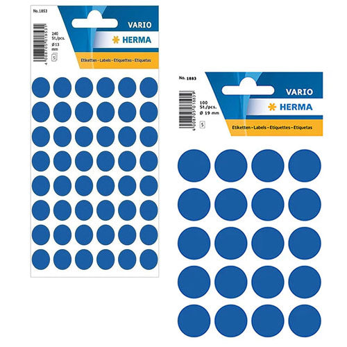 Herma Multi-Purpose Round Sticker Labels (Blue)