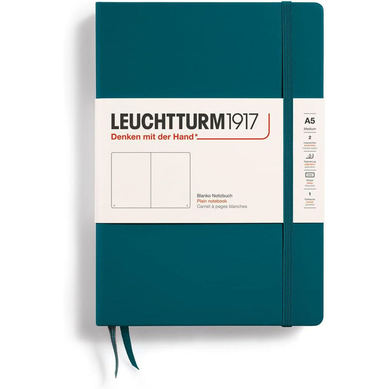 Leuchtturm Hardcover Plain Notebook A5 (Green)