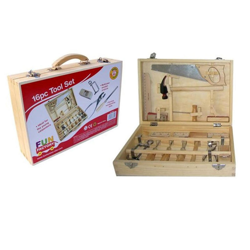 Fun Factory Wooden Tool Set 16pcs (32x22cm)