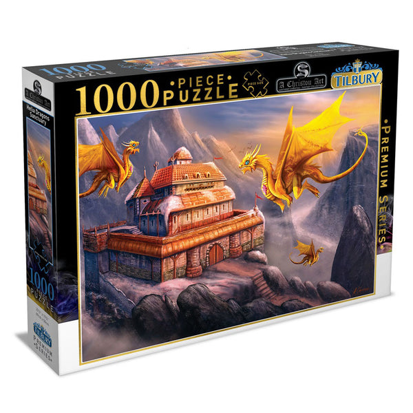 Helia Dragons Sanctuary 1000-Piece Puzzle